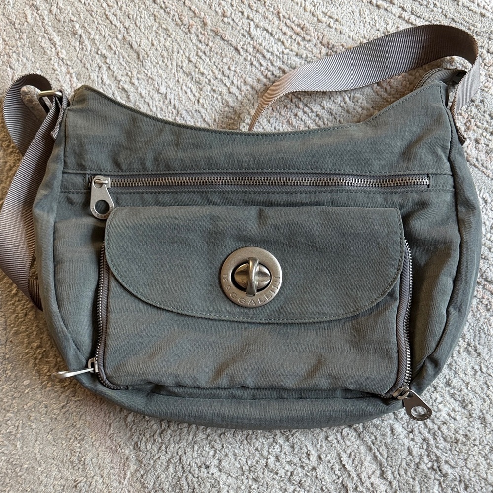 Stylish Gray Crossbody Bag